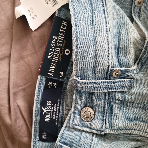 7 Pairs of Hollister Mens Super Skinny Jeans & Skinny Joggers Size XS 26X28 - Picture 3 of 5